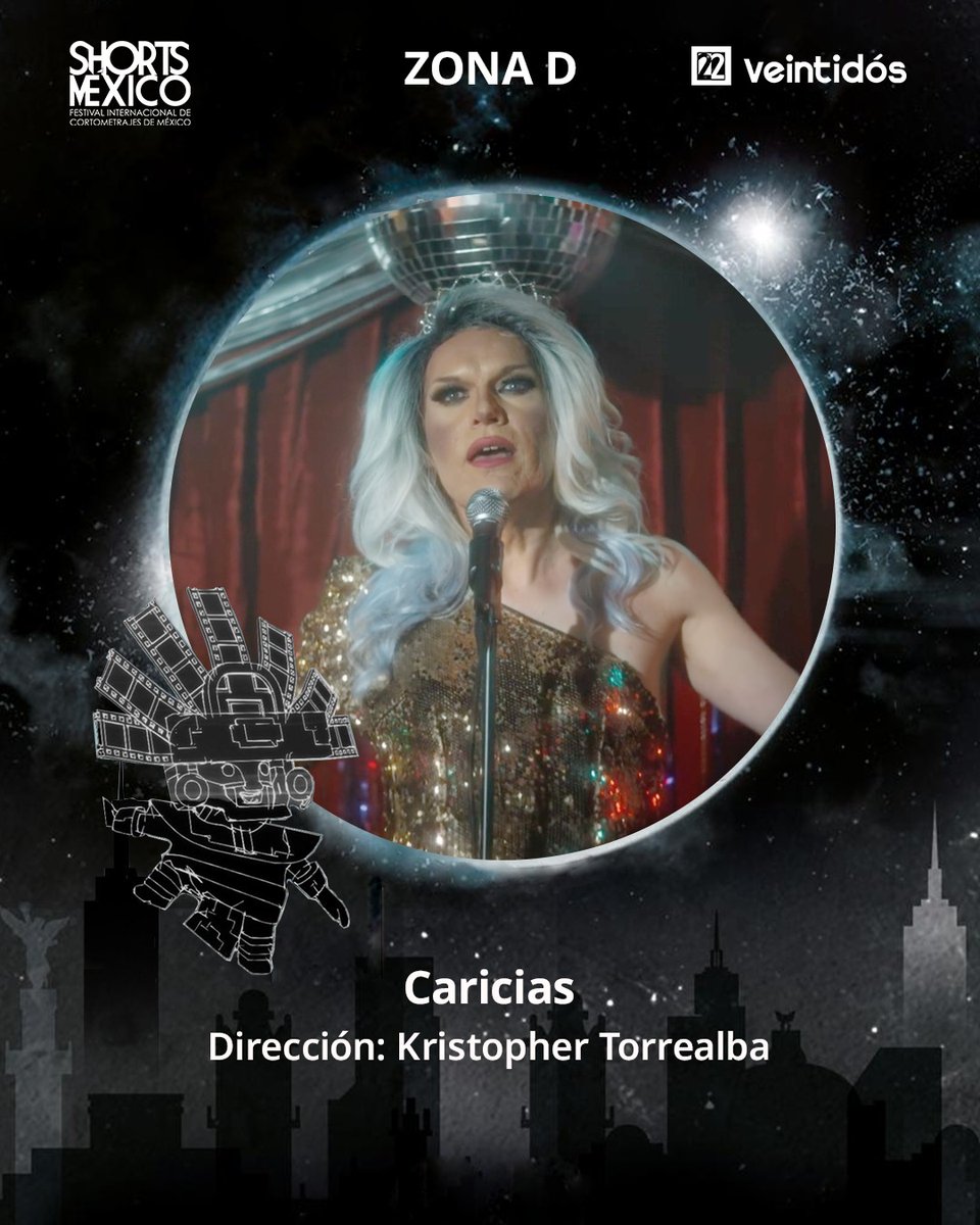 Canal22's tweet photo. 🎬 Caricias
Dirección: Kristopher Torrealba

🎬 Sirena trans
Dirección: Itziar Silva

🎬 Revólver
Dirección: Eduardo Castro Saavedra

🎬 Llueve
Dirección: José Antonio Rodríguez Ruiz

⏰ Sábado 20 de junio a las 23:30 h https://t.co/tOwuwF6DOX