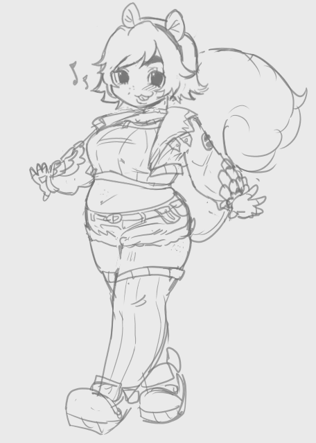 negansfawn's tweet photo. squirrel girl for fun https://t.co/TD0AnpRIyC