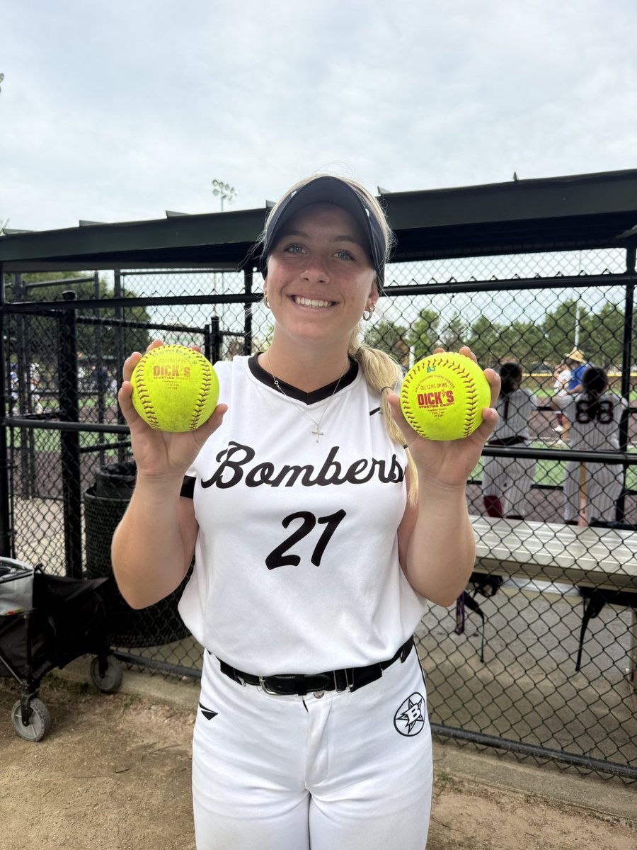 Bombers2010J's tweet photo. Bombs #4 and #5 on the weekend, and 2 for  @Bryleestwalley 

Have yourself a day, BK!! 👑

Next game @ 8:30 pm. Field 1 Warner Park! 

#classof2028 #classof2029 @ConnectSports_ https://t.co/JZNjKfQGzu