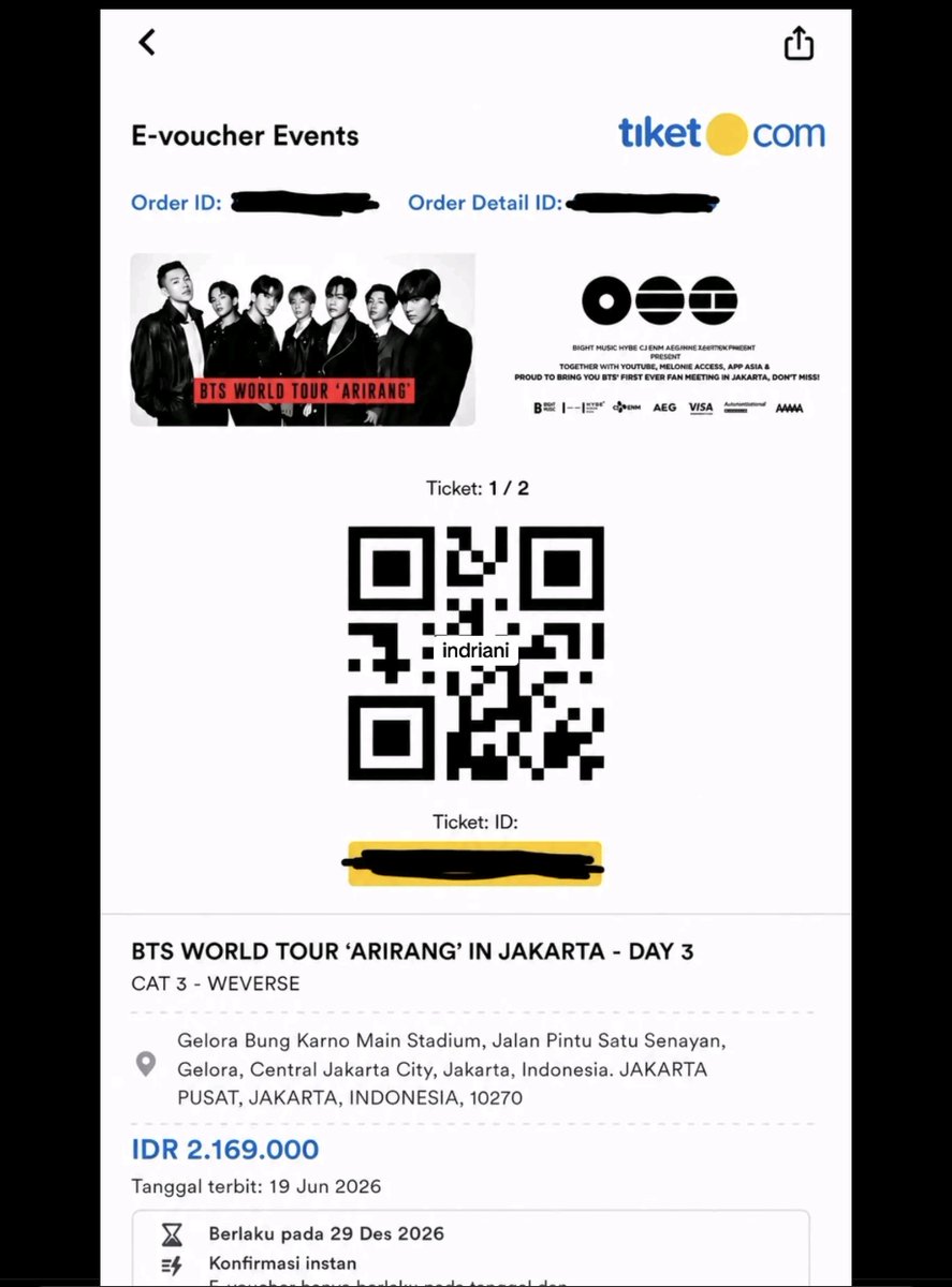 wvinterb83's tweet photo. tolong bantu repost, hati-hati scam penipuan wts tiket konser bts arirang day 3 ya guys, aku udah di blok sama dia
#tolongindongbangazis https://t.co/DRpPQcsZJq