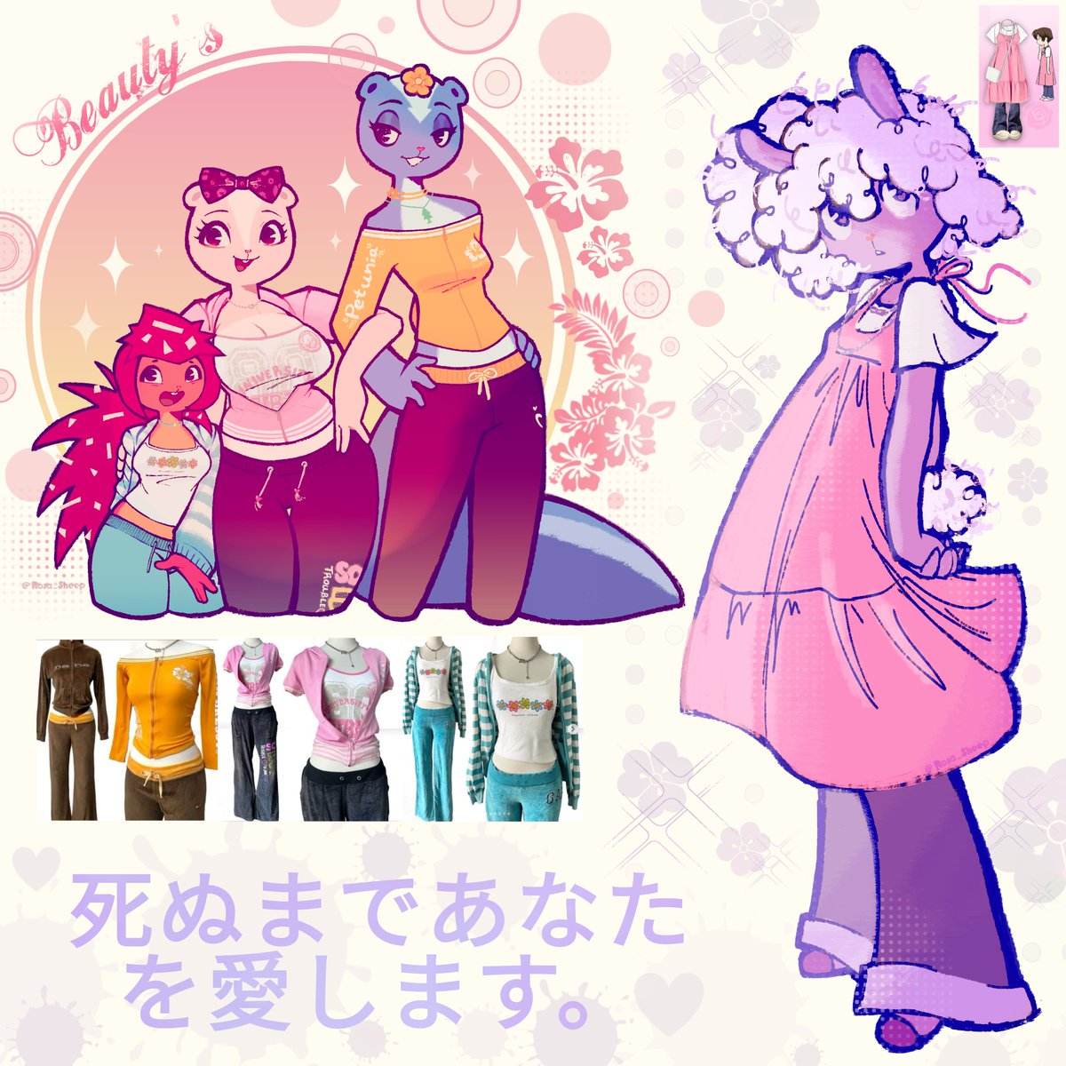 Rosa_Sheep's tweet photo. •🌺.°◇Las Beauty◇°.🌸•
#happytreefriends #Giggles #Petunia #Flaky #Lammy https://t.co/CUEq1Ujzym