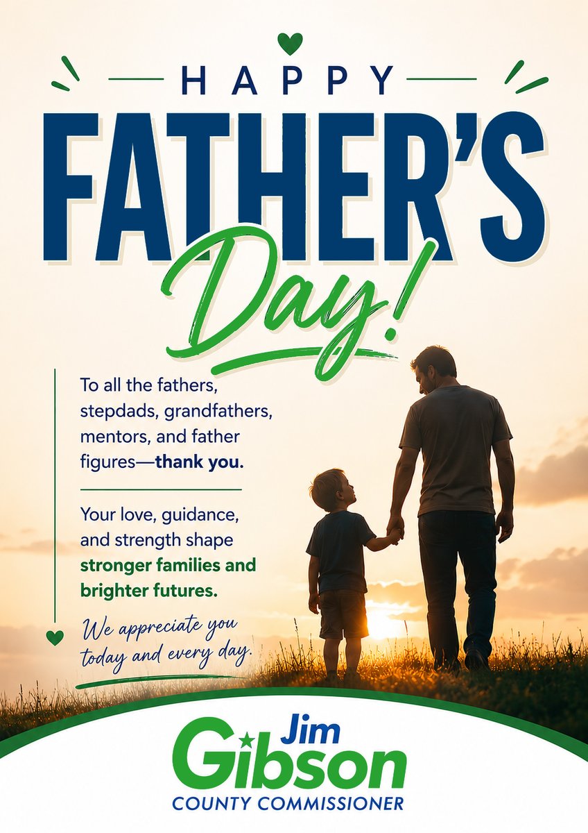 votejimgibson's tweet photo. Tomorrow we will honor and celebrate the Fathers, Grandfathers, and Father figures who strengthen our Families and our community. To all the Fathers who make a difference every day - Happy Father's Day! #fathersday #hendersonnv #DistrictG #southeastlv #sunday https://t.co/a5U6smUjxS