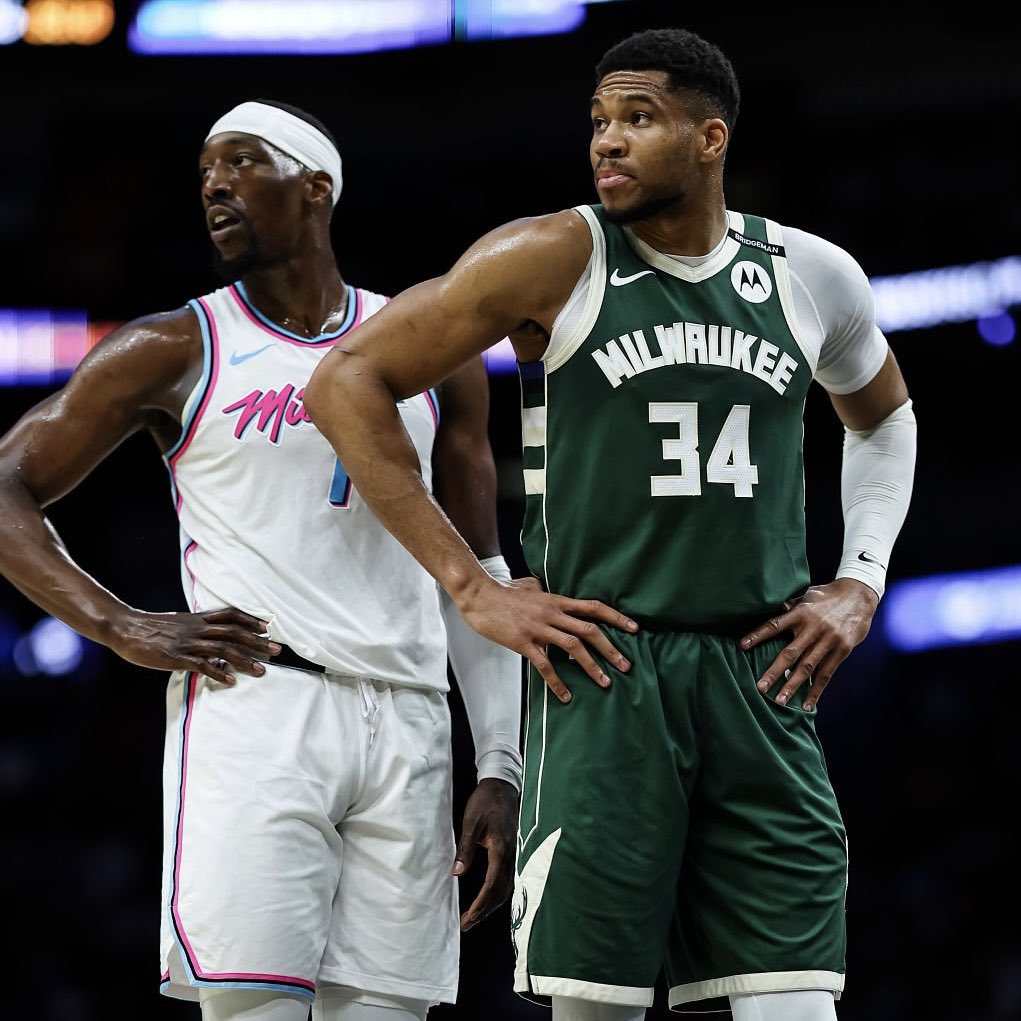PolymarketHoops's tweet photo. DEVELOPING: The Lakers have been in touch with the Bucks and Pistons as part of a potential multi-team deal that could send Giannis to Miami. 😳

(via @AnthonyIrwinLA) https://t.co/QReCx9PiH8