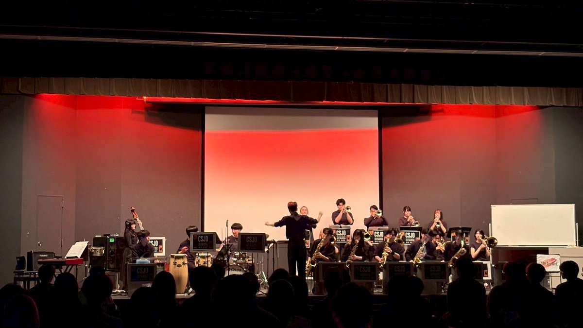 CSJO_SIT's tweet photo. 【三工大対バン】
6/20（土）三工大対バンが行われました。
東京電機大学 Coast Jazz Orchestraさん
東京都市大学 Stack Sounds Orchestraさん
本当にありがとうございました！！

また、配信の不具合があったため後日動画を配信する予定ですのでぜひご覧ください❗️ https://t.co/MYM4v37g50