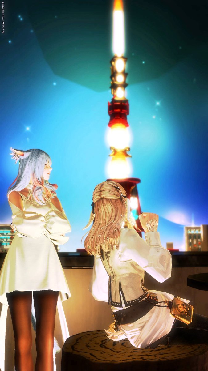 ruri18_ff14's tweet photo. #おはミコ です🌸🐈‍⬛🐾
今日もステキな1日を♪

とても綺麗で日常の疲れを癒してくれるスタジオでした！
「よし、頑張ろ」って気持ちになります🦋

#HousingNoah   #ミコッテ #FF14 https://t.co/zaARZWuOiH