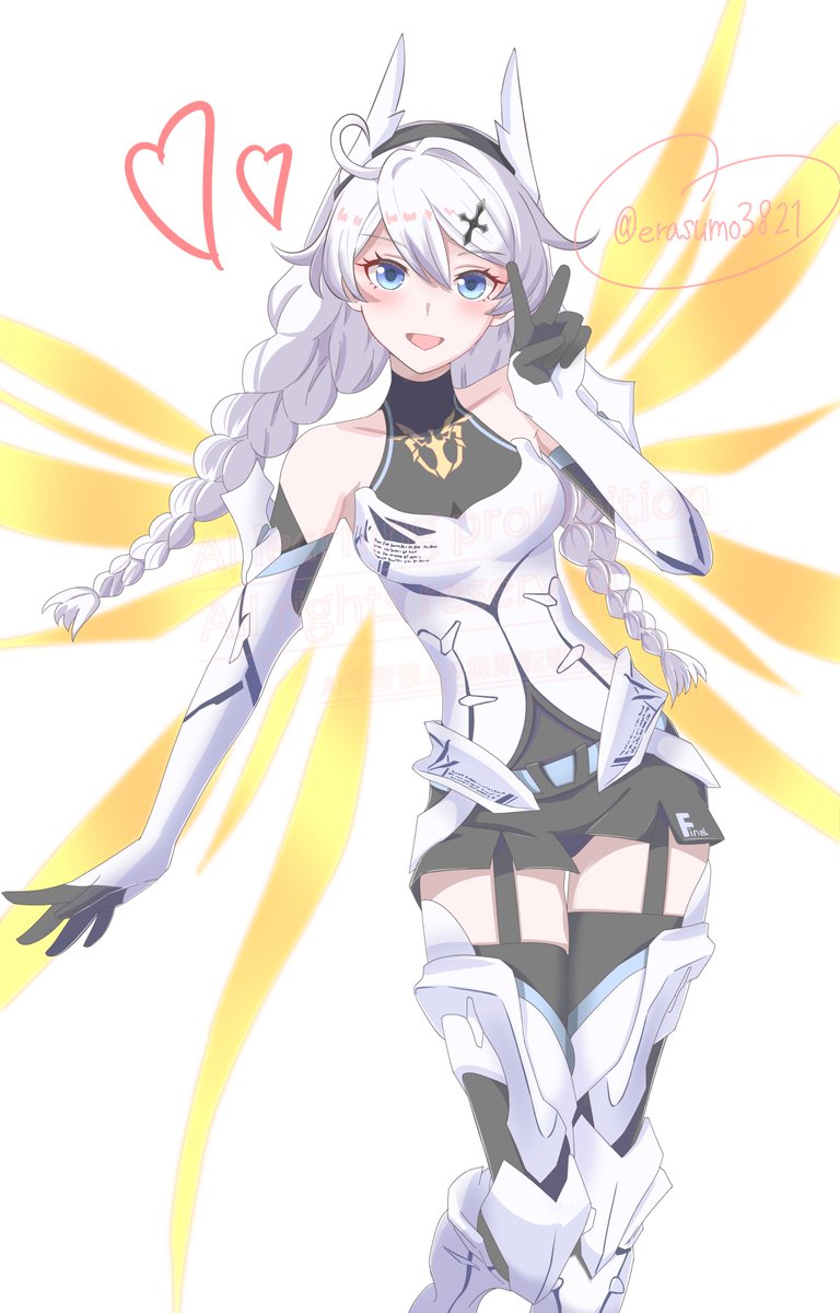erasumo3821's tweet photo. 落書きキアナちゃん https://t.co/C364CxtU8q
