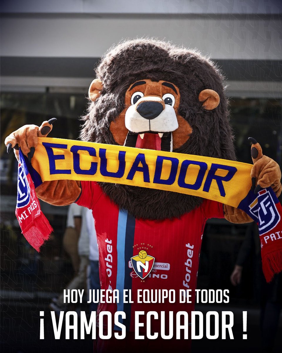 elnacionalec's tweet photo. Vamos tricolor 🇪🇨 

Todos somos Ecuador 💪🏻 https://t.co/XjcYmH7bmB