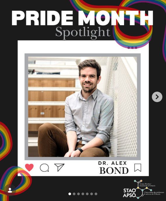 staoapso's tweet photo. This week, we highlight Dr. Alex Bond the Senior Curator of Birds @NHM_London!!                                                                                                        #PrideMonth #LGBTQinSTEM #STAO https://t.co/ZQAwmAzqBq