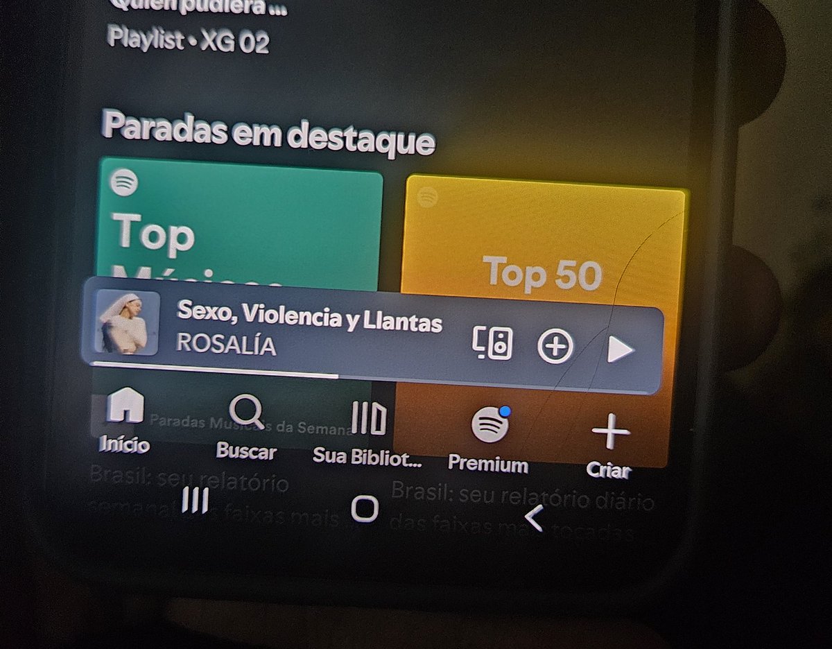 leofwg's tweet photo. abri o spotify no celular da minha mae https://t.co/9b0b5FqEyZ