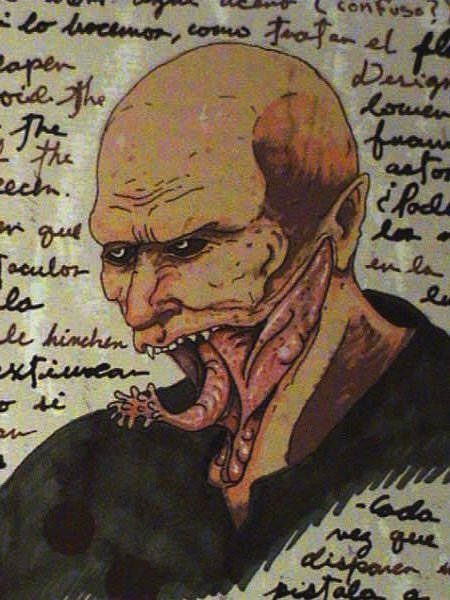 TheCinesthetic's tweet photo. A look inside Guillermo del Toro’s sketchbook. https://t.co/OEL2StZouT