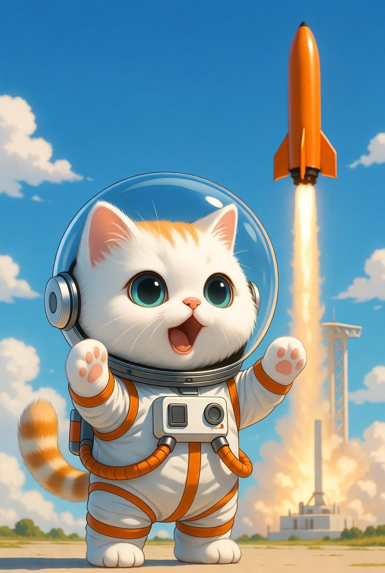vitaminsmore's tweet photo. Hey everyone! ☀️🚀 
I hope you’re all having a fantastic day! It’s time for 
                  Vitamin’s Time Travel Corner!    
Today is the summer solstice! It’s the longest day of the year in the Northern Hemisphere and the official start of summer! People have been celebrating this special day for thousands of years with fun festivals, cozy bonfires, and amazing monuments!    

Next up, in 2004, SpaceShipOne made history by becoming the first privately funded spacecraft to reach space. How cool is that? This was a huge step forward for commercial space travel! - Seriously, commercial space travel!

And let’s not forget that in 1982, France kicked off World Music Day (Fête de la Musique), a big free outdoor music celebration that’s now enjoyed in over 120 countries! 🎷🎸🎹

My little buddy, Vitamin, is in full summer mode! He’s soaking up the sun, dreaming of space adventures, and “singing” along to his favorite tunes. He even tried a tiny roller coaster once and now thinks he’s a thrill-seeking pro! 😂 

What’s your favorite thing about summer? Have you ever been to a fun music festival or an amusement park? I’d absolutely love to hear your stories, so please share them below!   🐱☀️ 
#Kawaii #ねこ #TimeTravelCorner