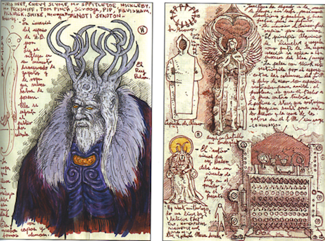 TheCinesthetic's tweet photo. A look inside Guillermo del Toro’s sketchbook. https://t.co/OEL2StZouT