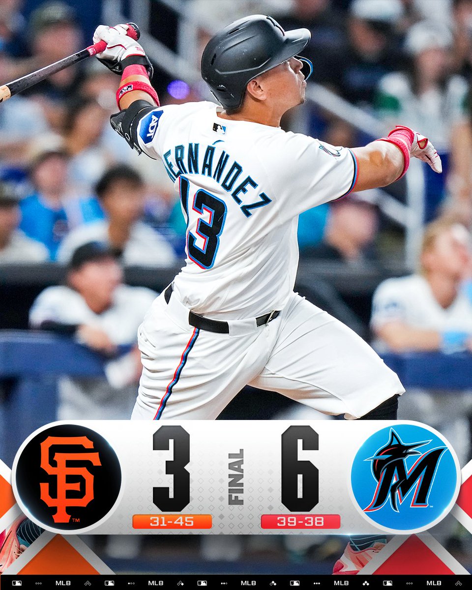 MLB's tweet photo. The @Marlins are an MLB-best 13-4 in June! https://t.co/wc9PdOZ3Ec