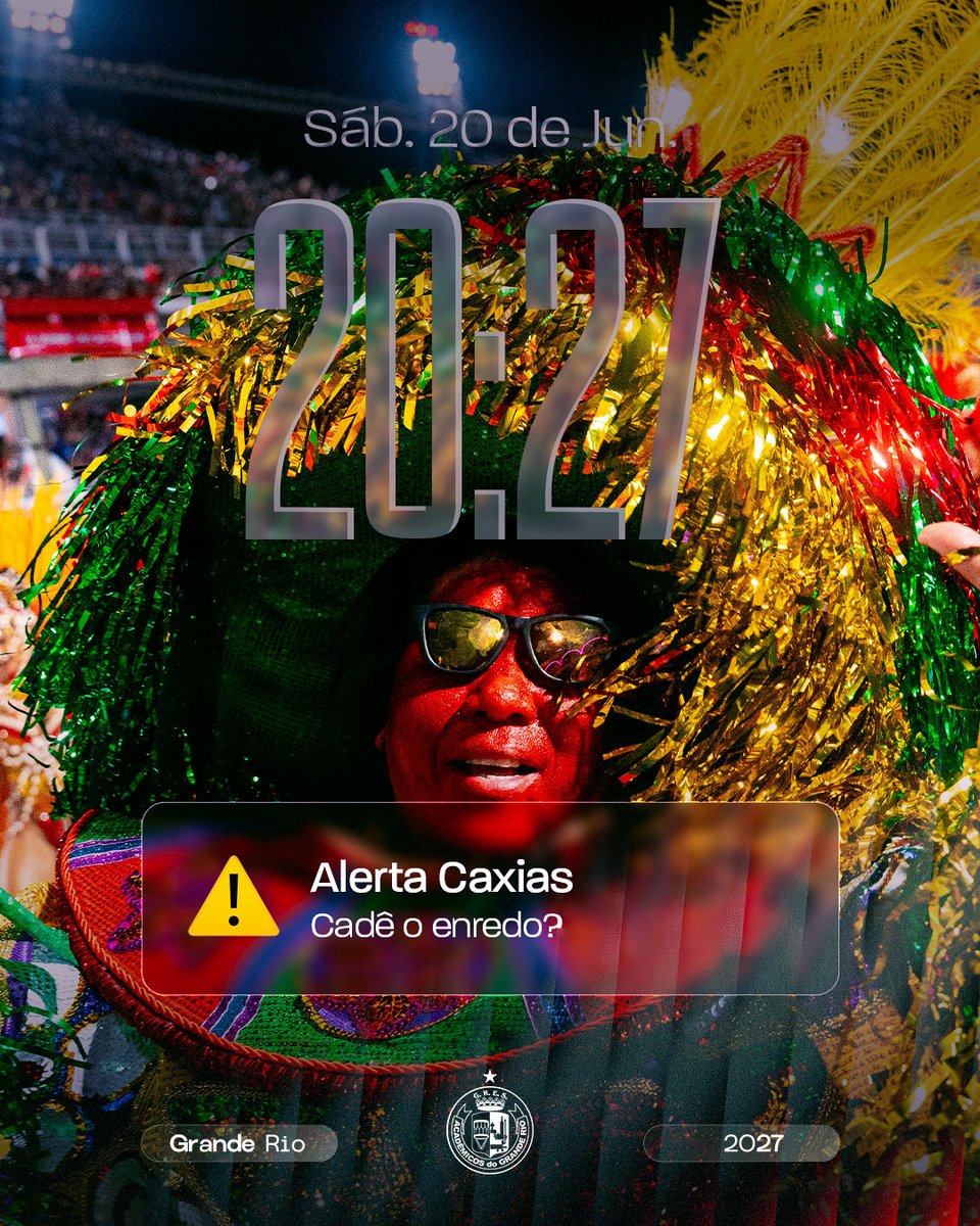 Granderio's tweet photo. 20.27 • Aquele alerta que não sai do relógio e da cabeça de todo caxiense. O alerta é pra tranquilizar! Tá chegando a hora! ⏳ https://t.co/nVHec0IfBI