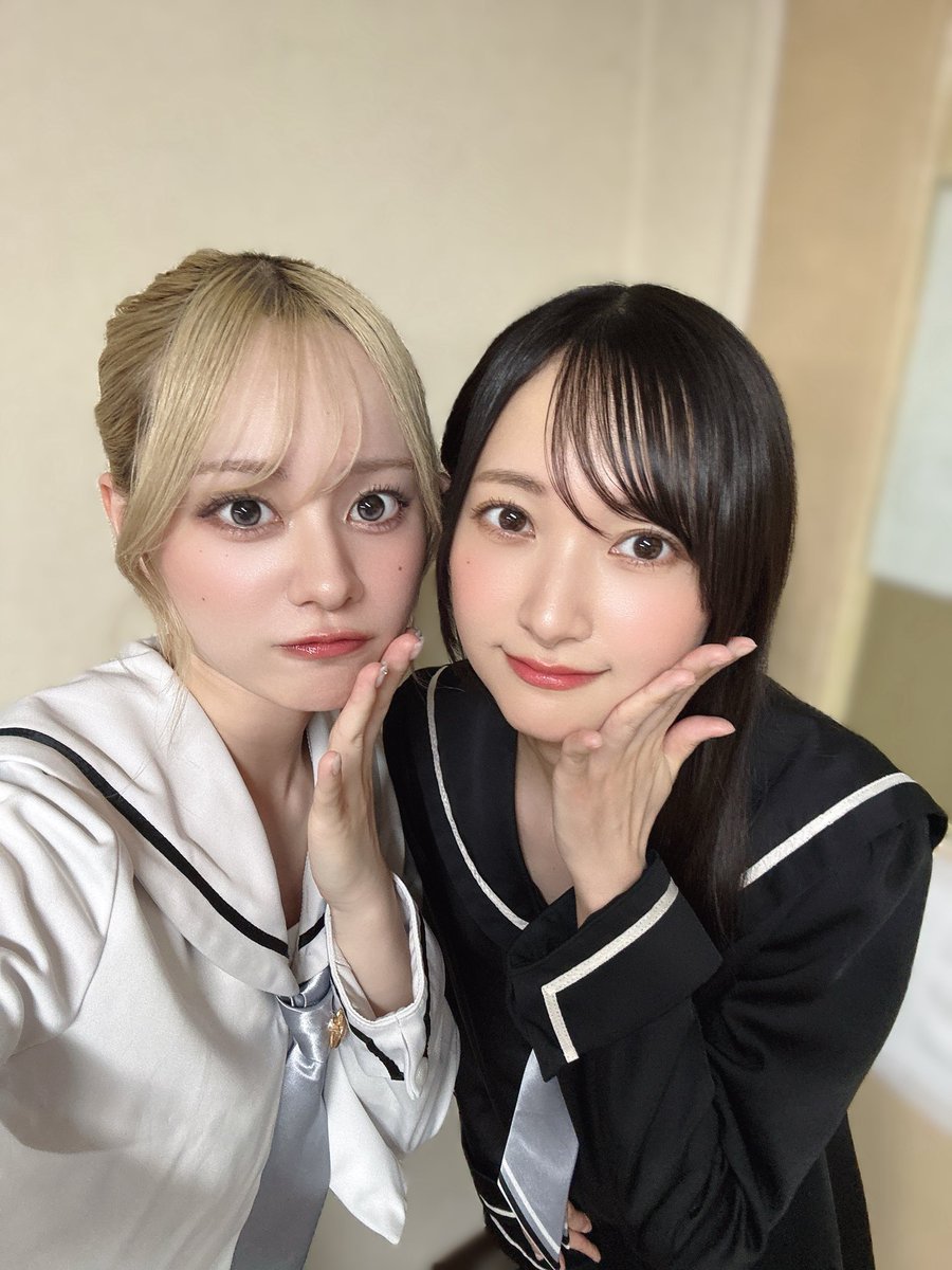 misatohirase's tweet photo. おはようございます🩸♡
 #魔銃ドナー 千秋楽です.ᐟ

12:00~/17:00~と更に1時間早くなっておりますのでお気をつけて、、⚠︎

神酒と春筆さん^._.^👍🏻◝✩ https://t.co/ADvKEFAqDA