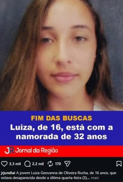 blognaointendo's tweet photo. Essa é a prova de que nem sempre que uma menina está desaparecida, ela está com sentando na vara https://t.co/Oqta04YvPB