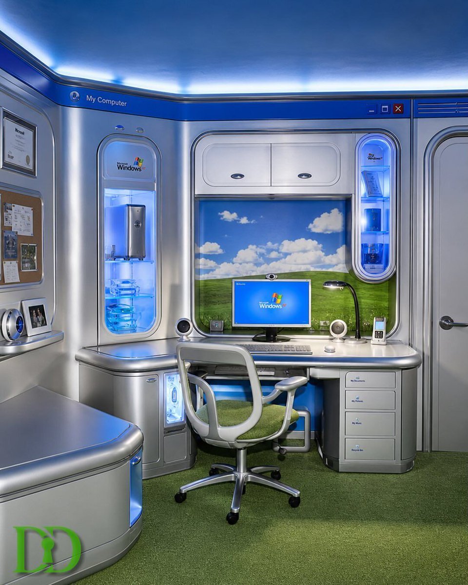 old_memory's tweet photo. POV: You live in a 2001 Windows XP home https://t.co/Q4diRr8ncB