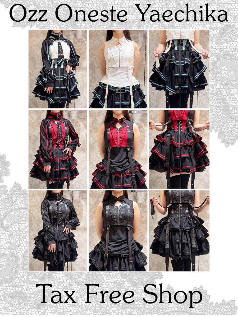 ozz_yaechika's tweet photo. Gothic & Lolita Sanctuary in Tokyo 🏰🦋
Visit OZZ ONESTE at Yaesu-Chikagai (Tokyo Sta.) for an exquisite shopping experience.
TAX-FREE welcome for international travelers! 🕊️✨
🕙 10:00–20:00
#ozzon #GothicLolita #TokyoStation #TaxFree #Jfashion #免税 #东京站 #哥特萝莉 https://t.co/HJ9335qsbf