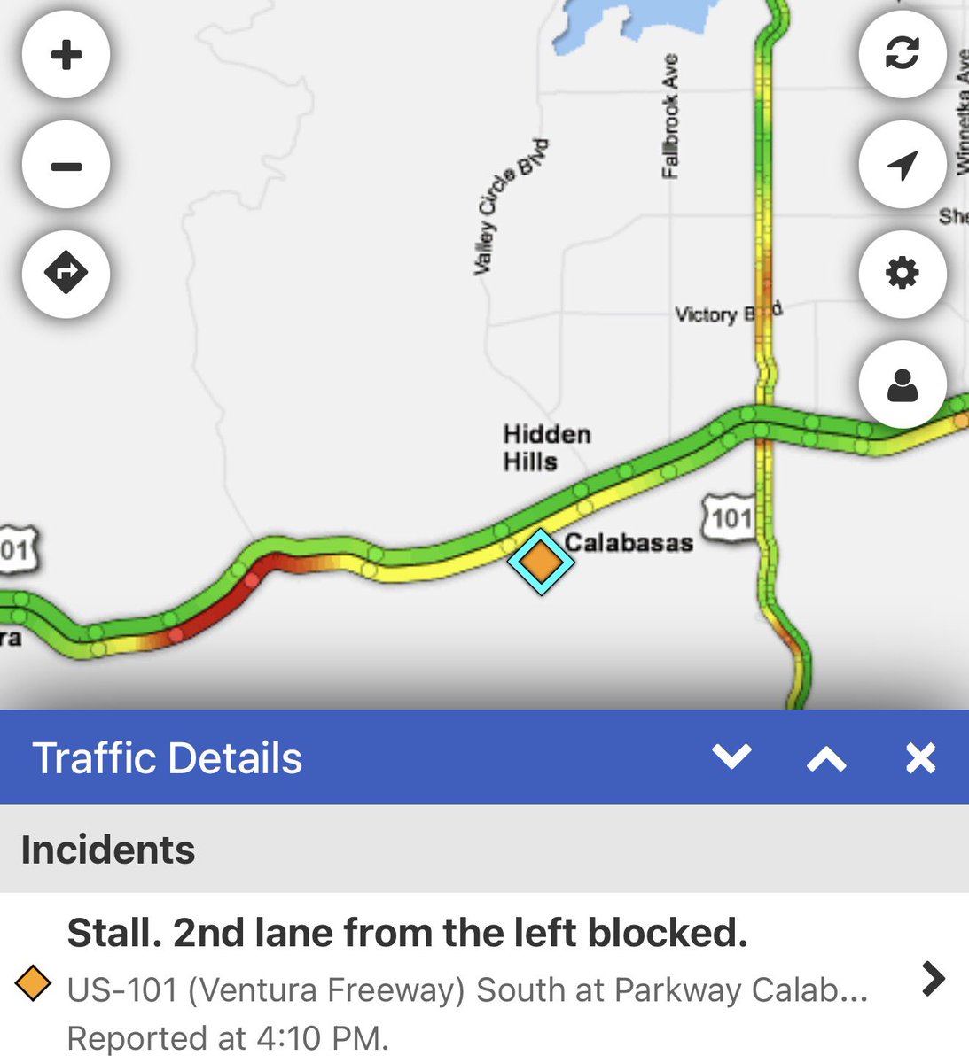 Yoniverse's tweet photo. SIG alert on the 101 freeway near Calabasas, CA https://t.co/m0bxcD9BP6