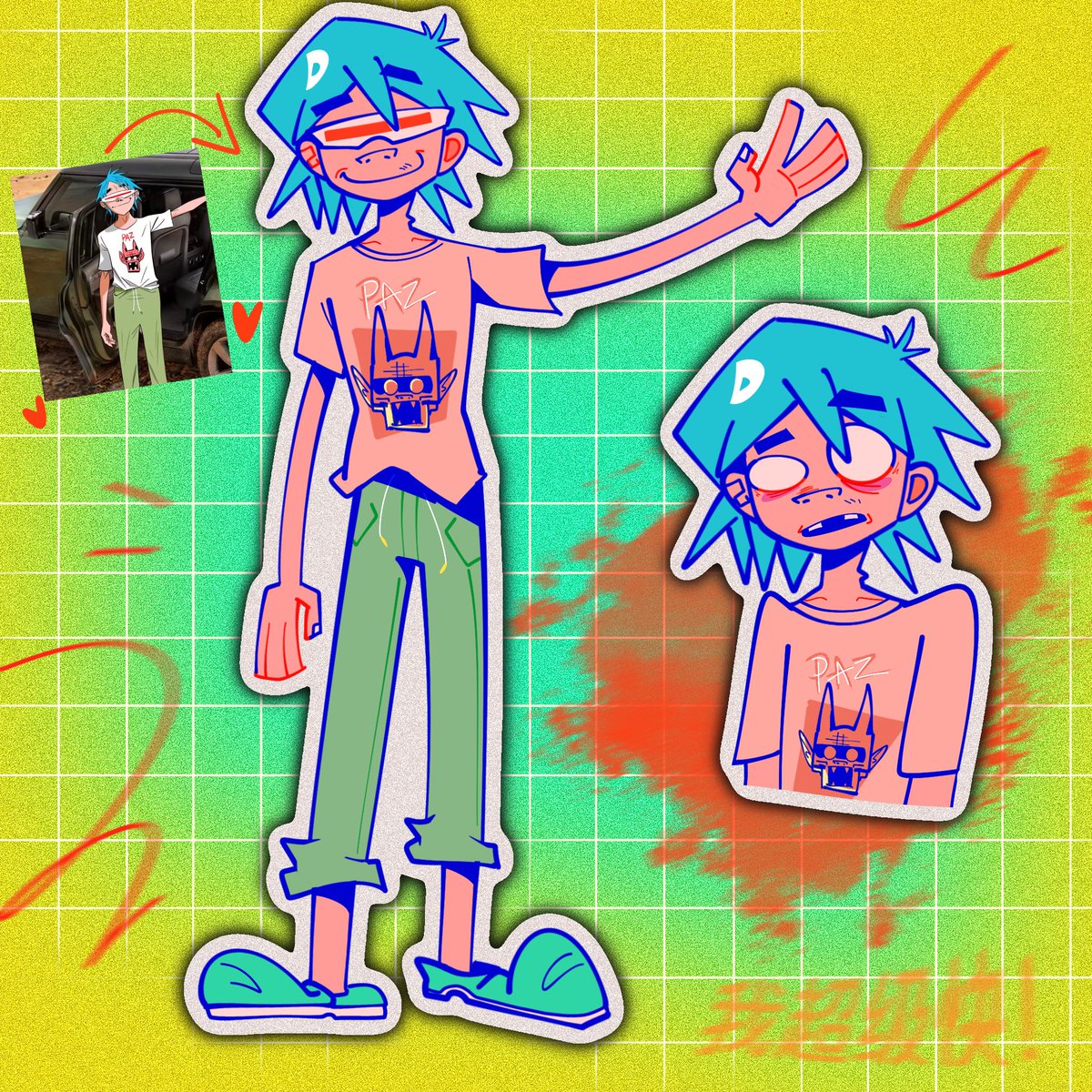 yingzi_inked's tweet photo. #gtwt #gorillaz https://t.co/eFjkSAzMMs