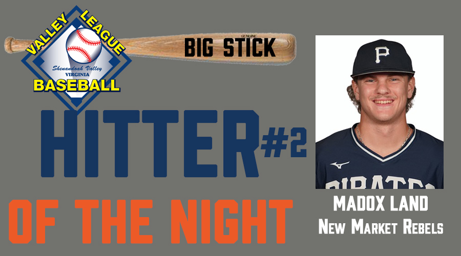 VBLBaseball's tweet photo. June 20 BIG STICK #2: @NMRebelsVBL Madox Land @PSC_Baseball was 3-for-4 with four runs scored, three RBIs in the Rebels win on Saturday.. https://t.co/3581kavPi4