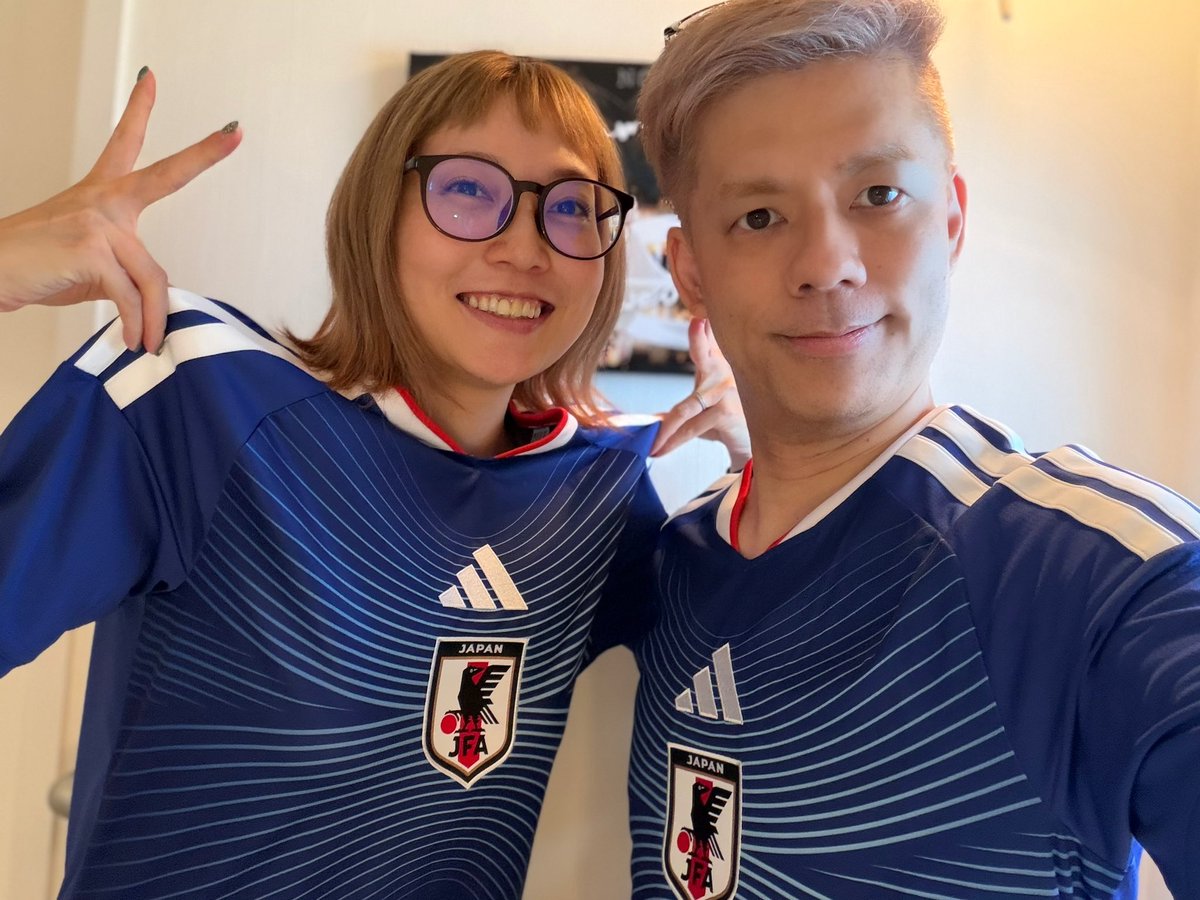 siteqube's tweet photo. がんばれ日本代表⚽️🇯🇵
嫁と応援してます📣 https://t.co/k4VIUuxCpz