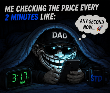 KillzXer0's tweet photo. 😂 EVERY CRYPTO PERSON KNOWS THIS 👀

“I’m done checking the chart.”

⬇️
2 minutes later…
👀📈📱

Crypto has us watching candles like a movie 😂

No matter what happens, the TrollDad Army keeps building.

🧌🚀 $TD https://t.co/FF7qhJA4hQ