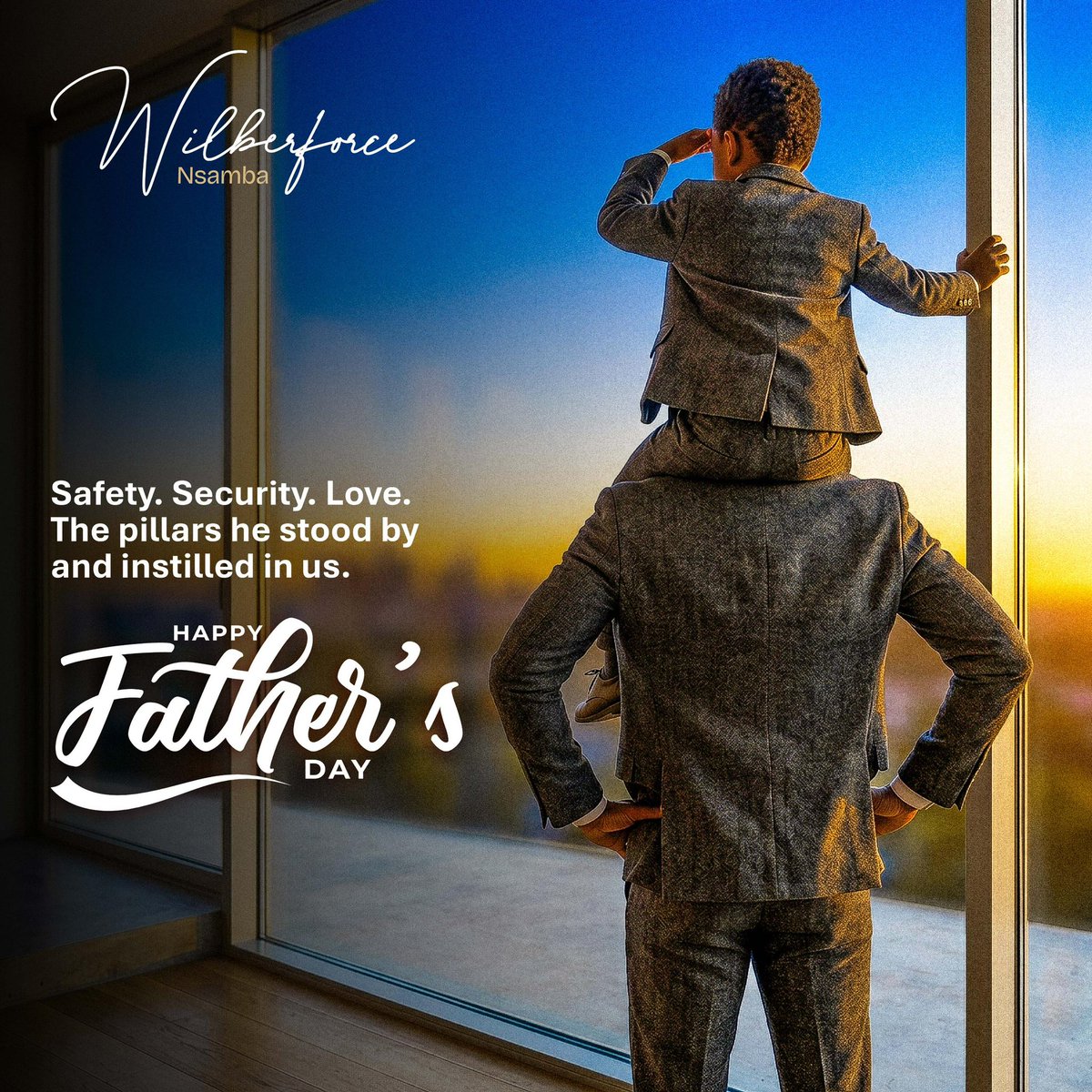 NsambaWilber26's tweet photo. Today we celebrate the fathers who inspire greatness every day. Happy Father’s Day! 👏💙 https://t.co/n6uBZcydrk
