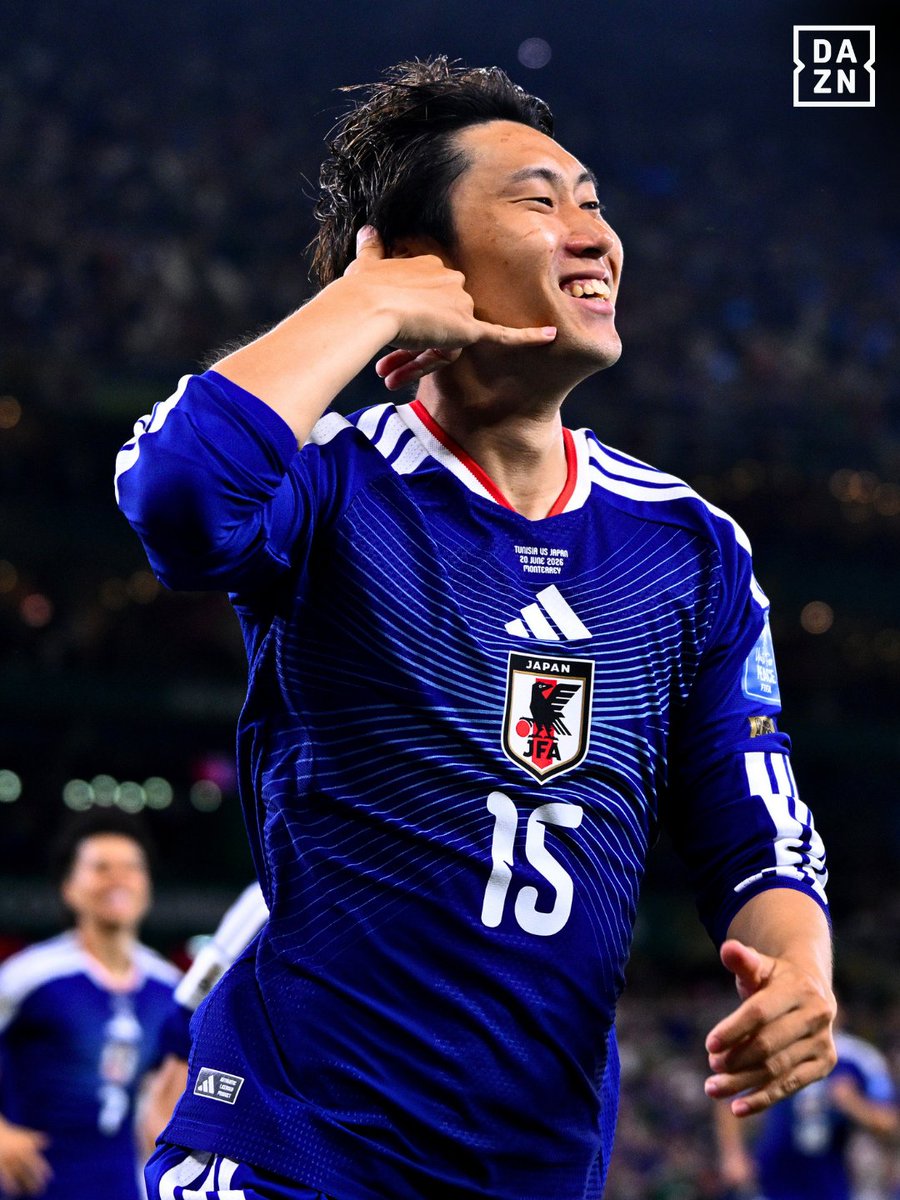 DAZN_JPN's tweet photo. 🇯🇵鎌田大地が2戦連発📞⚽️

開始4分に先制ゴールを奪う👏

🏆#FIFAワールドカップ グループF
🆚チュニジア×日本
📱#DAZN 無料ライブ配信中（登録不要）

https://t.co/LXWA07Ndef

#本気で楽しむならDAZN https://t.co/JMw4EVfH45