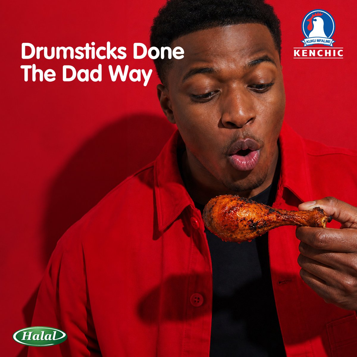KenchicKenya's tweet photo. For some of us had a golden rule growing up… the drumstick was dad’s. The juicy, no-sharing-required piece he somehow always claimed first (and cooked best, of course).
This #FathersDay, we’re celebrating chicken drumsticks and showing you how to make them just the way dad likes them: simple, flavourful, and unforgettable.
From the man of the house to the meal everyone waits for.
Happy Father’s Day from #Kenchic