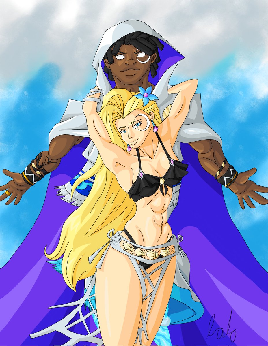 eddpulido01's tweet photo. #marvelrivals summer special prt 2 #CloakandDagger skin de verano 
#marvelrivalsfanart https://t.co/5uMcce5hv2
