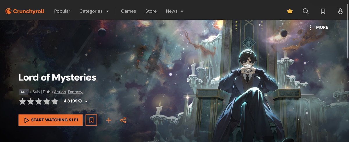 UnKnoWn111008's tweet photo. Lord of Mysteries is just 1K ratings away from being the first Donghua on the entire platform to reach 100K ratings!

It is the fastest growing Donghua on the entire platform! https://t.co/pUMOWA4jqY