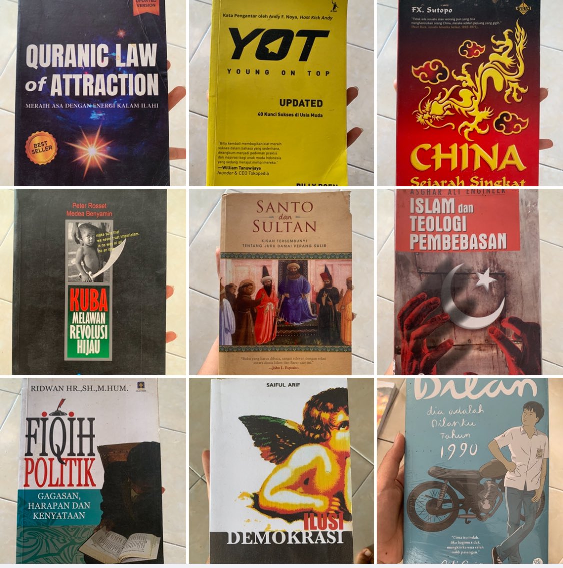temanduekat's tweet photo. WTS preloved buku buku murah bagus!!!
Harga cek kolom komentar https://t.co/wlT3eIxoM5