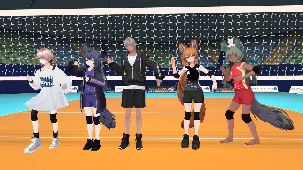 ark_ultraDX's tweet photo. 一生嵐メドレーを歌いながらの縛りプレーがあったはちわればれーぼーる部といつもの朝活volleyball https://t.co/44PnliVK7T