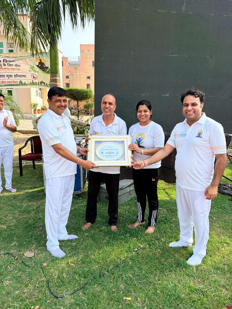 hphchry's tweet photo. Here's a polished social media post for Madhuban Division:

🧘‍♂️🌿 International Day of Yoga 2026 Celebrated at Madhuban Division 🌿🧘‍♀️

The International Day of Yoga 2026 was celebrated with great enthusiasm at Madhuban Division. A staff members, actively participated in the yoga session conducted under the guidance of the Yoga Teacher.

The event highlighted the importance of yoga in promoting physical fitness, mental well-being, and a balanced lifestyle. The enthusiastic participation of all attendees made the celebration a grand success.

Special thanks to Worthy MD Sir for his encouragement, motivation, and support in making this event successful.

✨ "Yoga is the key to harmony between mind, body, and soul."