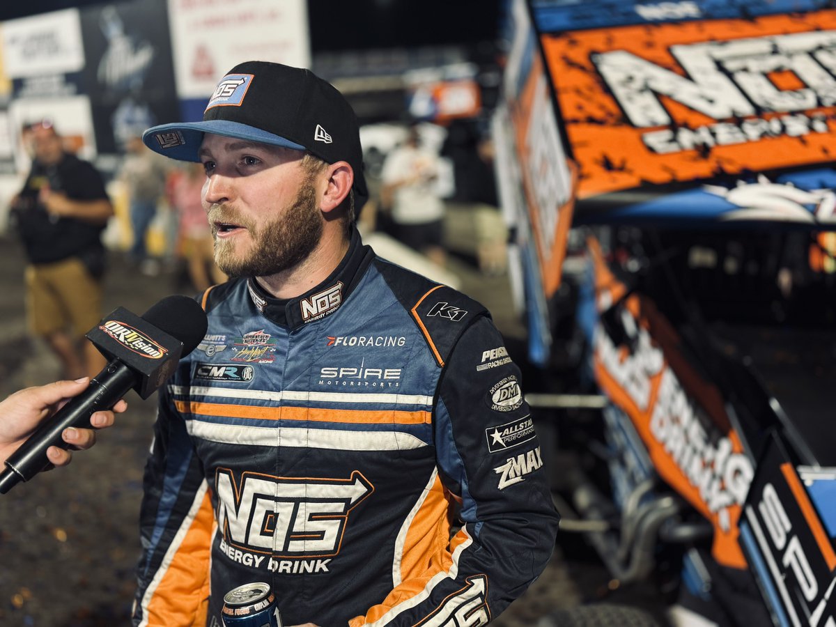 WorldofOutlaws's tweet photo. So close to cashing in on the $400,000 High Bank Bounty for Sunshine โ๏ธ
@TyCourtney7BC takes the @ClausonMarshall/@NosEnergyDrink #7BC from 8th to 2nd at the @BillionAuto Husetโs High Bank Nationals! https://t.co/0JFhSIElNV