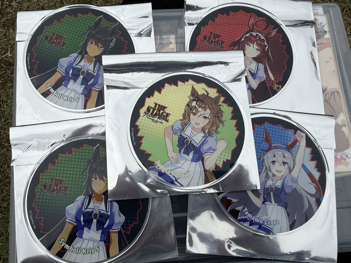 huru_jo's tweet photo. ウマ娘　7th アニメイトカフェ
アクリルコースター　コロッタ　ストローマーカー
求　⭐︎ジェンティルドンナ　トウカイテイオー　エイシンフラッシュ
譲　⭐︎フォーエバーヤング　ルーラーシップ　ジャングルポケット　アグネスデジタル　タマモクロス　⭐︎レッドディザイア　シンボリクリスエス https://t.co/QhazbeuaFq