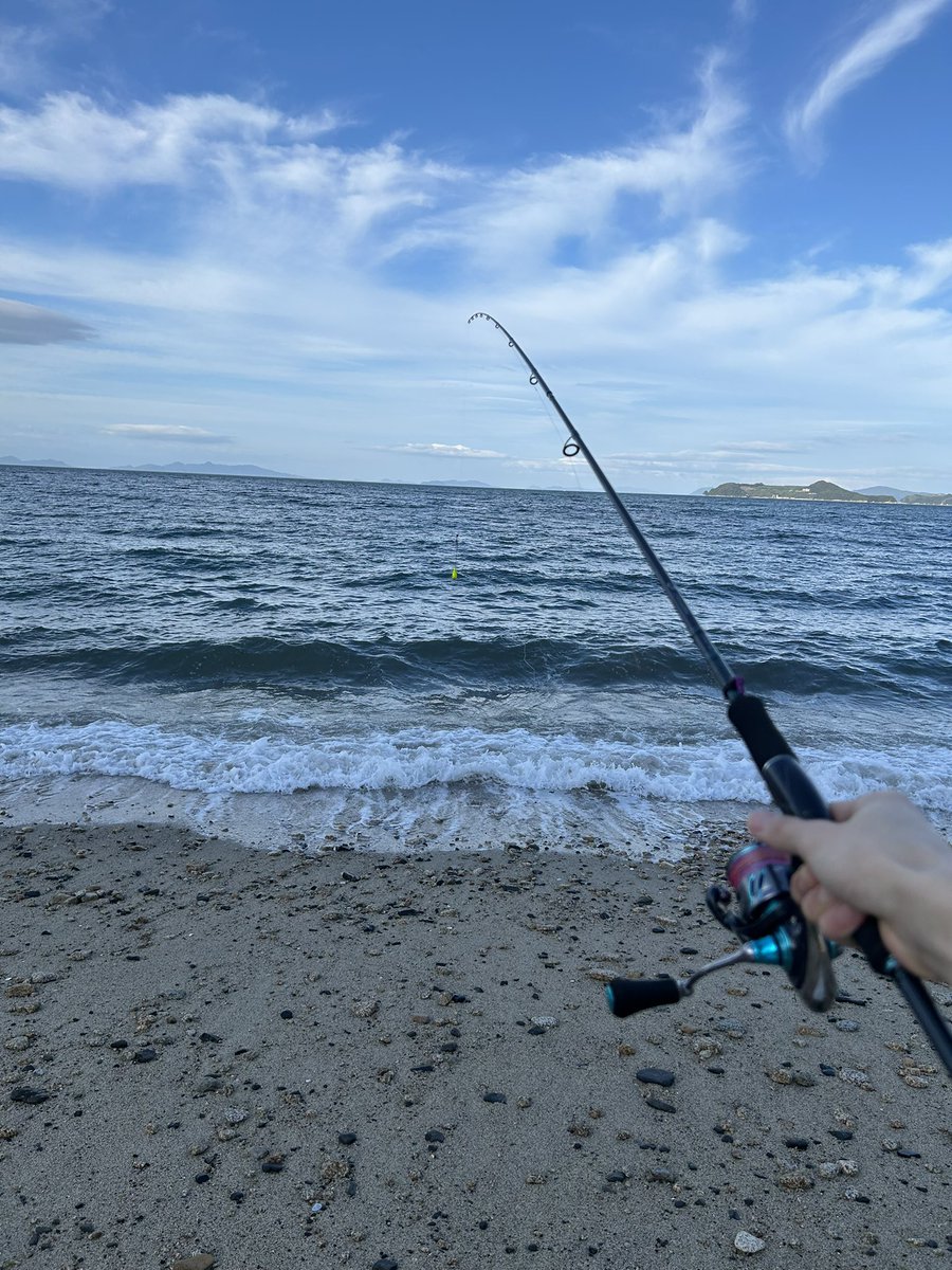 katsu0dashi_'s tweet photo. 人生初の釣りに行ってきました。
道具の扱いで手一杯で肝心の魚の写真を全然撮ってなかったですが、キスいっぱい釣れて良かったです(*´ω｀*) https://t.co/nLCuZD11RL