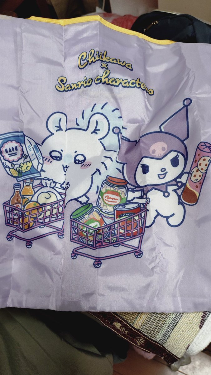 akemln's tweet photo. @BlBwZRQ0gWONFAN このエコバッグガチャしました？
最強に可愛いコラボです💞 https://t.co/fwn9jW0Yxo