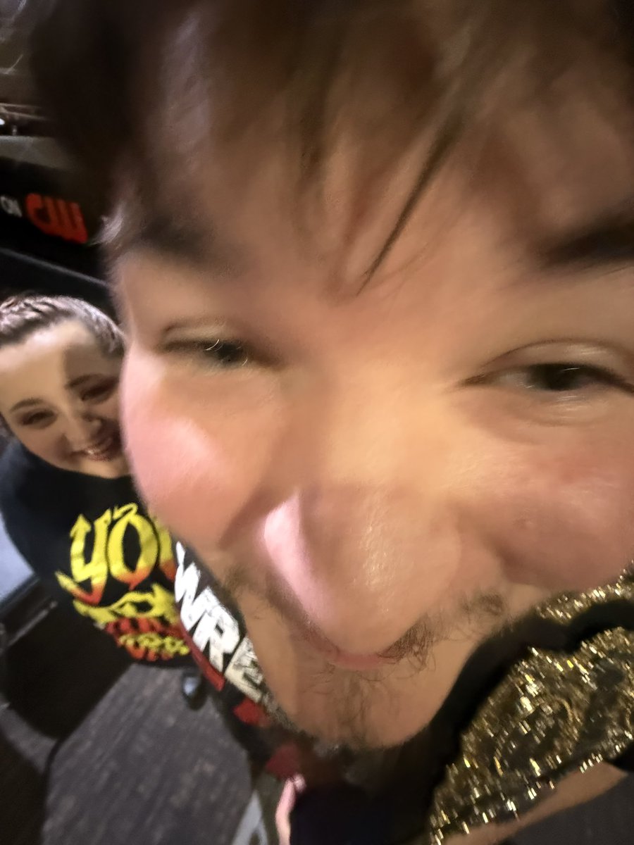 FMarret95237's tweet photo. Hey guys I’m at #NXTEvansville but I can’t find the Danhausen merch…can you help me out here @DanhausenAD https://t.co/aJ2XpKo3vp