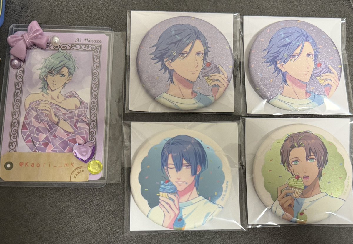 Kaori__mk's tweet photo. 【交換】
うたプリ BGS BMC 缶バッジ

譲
ノーマル: 真斗 セシル

レア:トキヤ

求⇒ R N 藍
定価+送料 

SPはSPとの交換のみ(譲渡不可)
真斗の譲渡はセシル必ずお迎えお願いします
福岡(天神 博多)手渡し又は郵送
本日ららぽーと福岡ライビュ手渡し可能
検索からもお声かけください https://t.co/i1aZwKgUHL