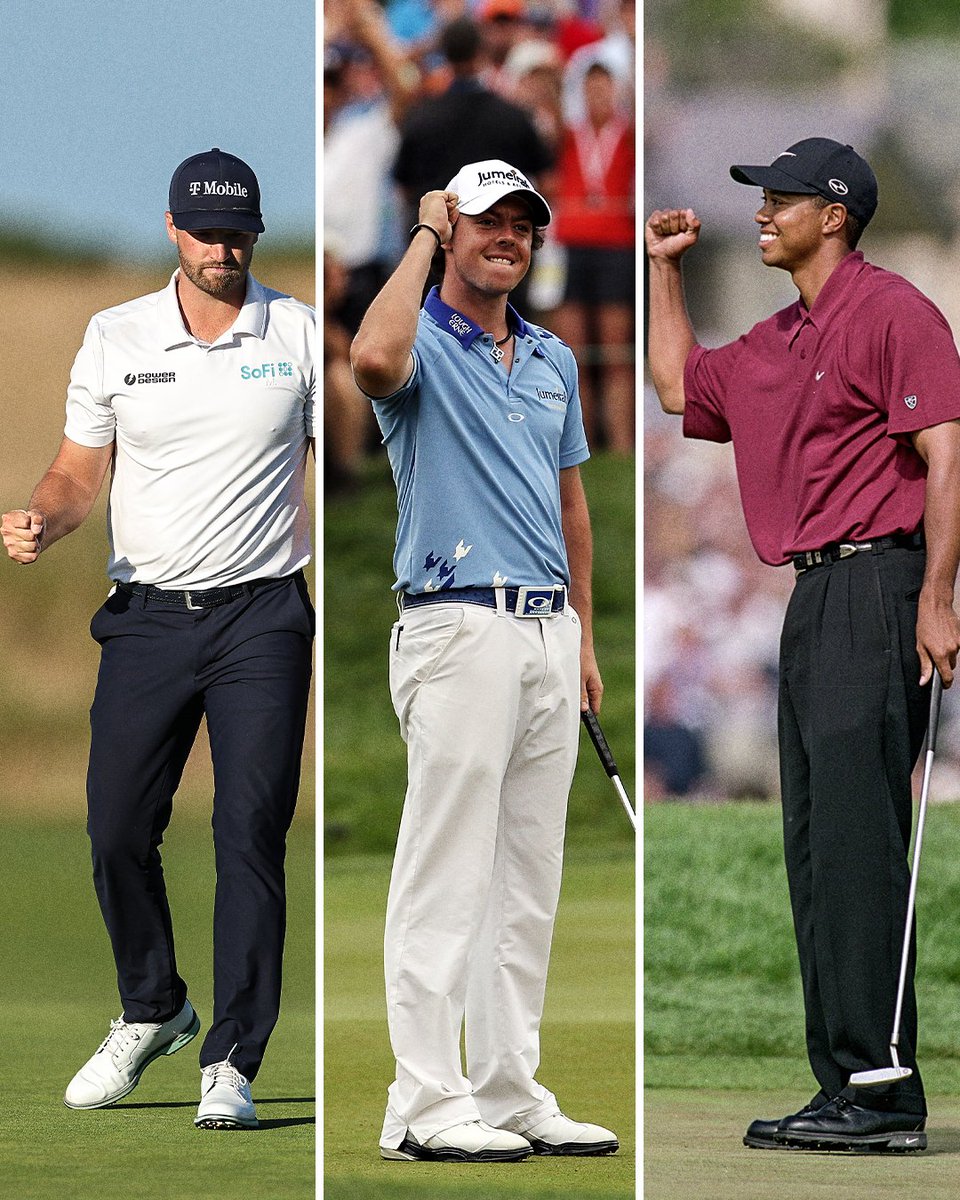 SportsCenter's tweet photo. Wyndham Clark finished round three of the U.S. Open with a 6-shot lead‼️

That's the third-largest U.S. Open lead after 54 holes, behind only Rory McIlroy in 2011 (8) and Tiger Woods in 2000 (10), both of whom went on to win the major 👀 https://t.co/oQ9ibzGYLU