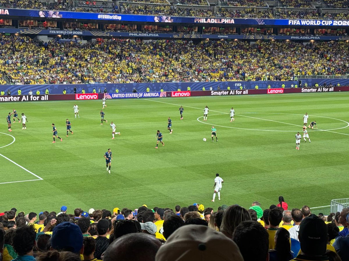 YMUFootball's tweet photo. @detienne_10 @FIFAWorldCup debut @fhfhaiti vs @CBF_Futebol 👏👏 https://t.co/RgqY5XUYPp