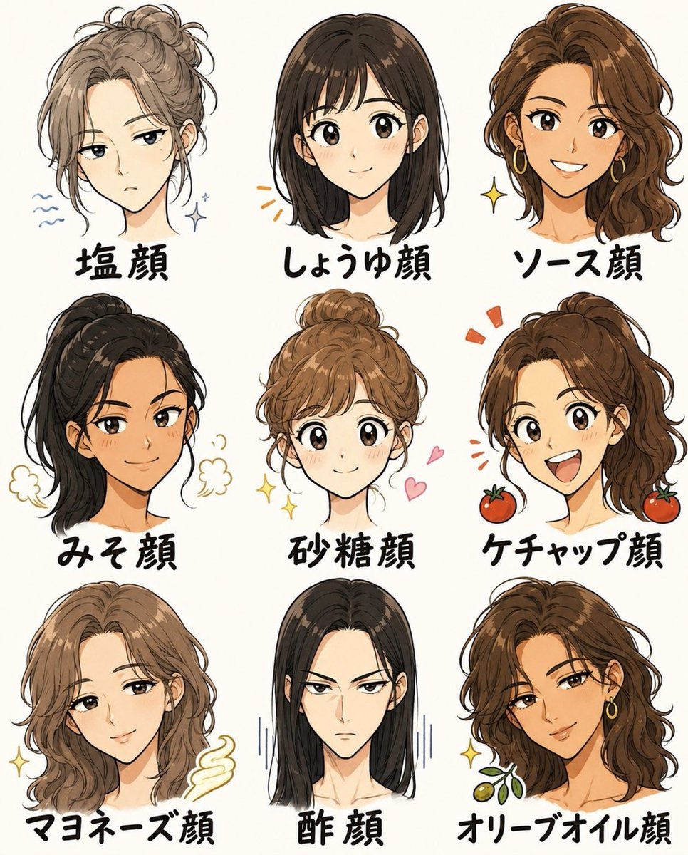 vaaaaace's tweet photo. @diangelo01 女性版、あなたはどれがタイプ？ https://t.co/qLOZ1S5fKq