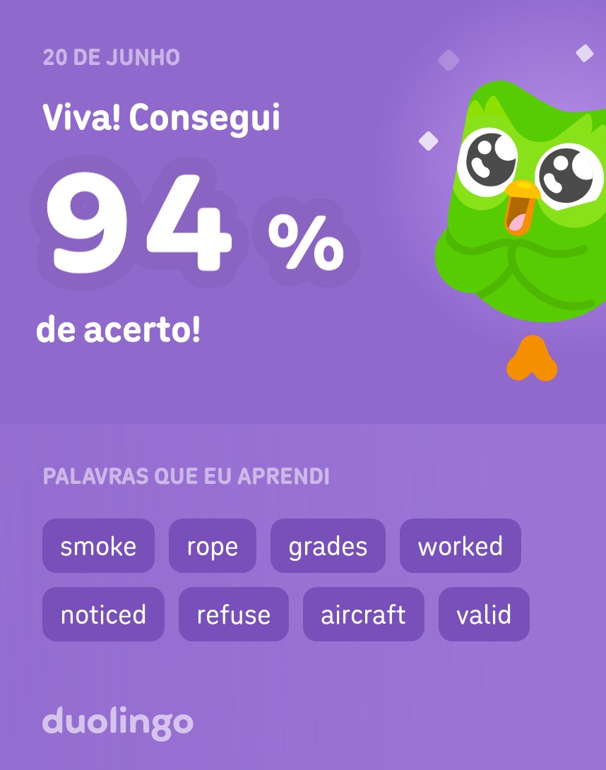 flabender's tweet photo. Estou aprendendo inglês no Duolingo! É grátis, divertido e eficaz. https://t.co/ZHH9tB4DAG