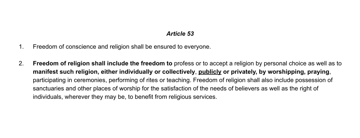 MarekPL0205's tweet photo. @Alex34730993 Have some respect for the Polish Constitution. It allows all people, no matter their skin colour, citizenship or faith, to pray publicly! https://t.co/pOp0xYWaJQ