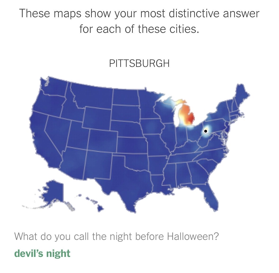 TheABomb's tweet photo. Hahaha…haven’t lived in Pittsburgh in decades, don’t say “yinz” anymore, and yet… (apparently most of the country uses some other wrong term for Devil’s Night). https://t.co/xpMvrGarZZ