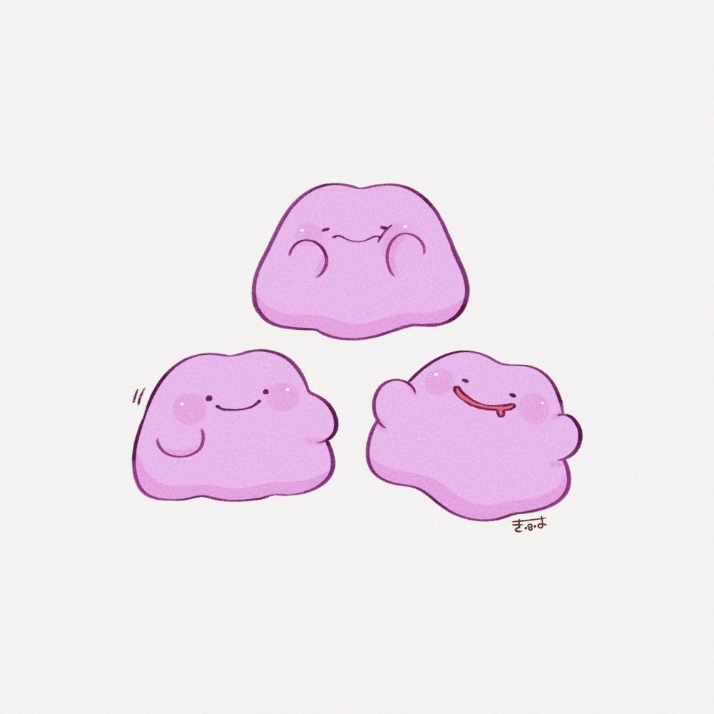 tenmiyakiyo's tweet photo. メタモン https://t.co/U99zQwijWD