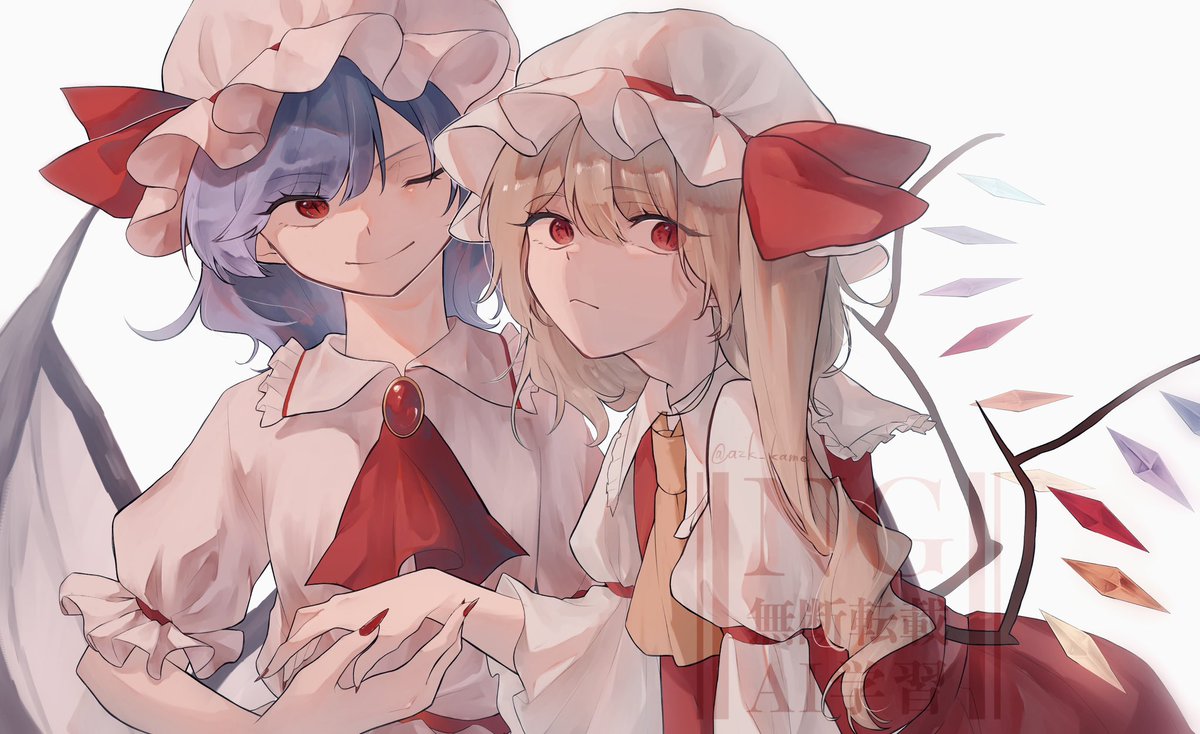 azk_kame's tweet photo. スカーレット姉妹が大好きなのでSwitch版非常に感謝
 #東方イラスト https://t.co/NEVHOFY7pa