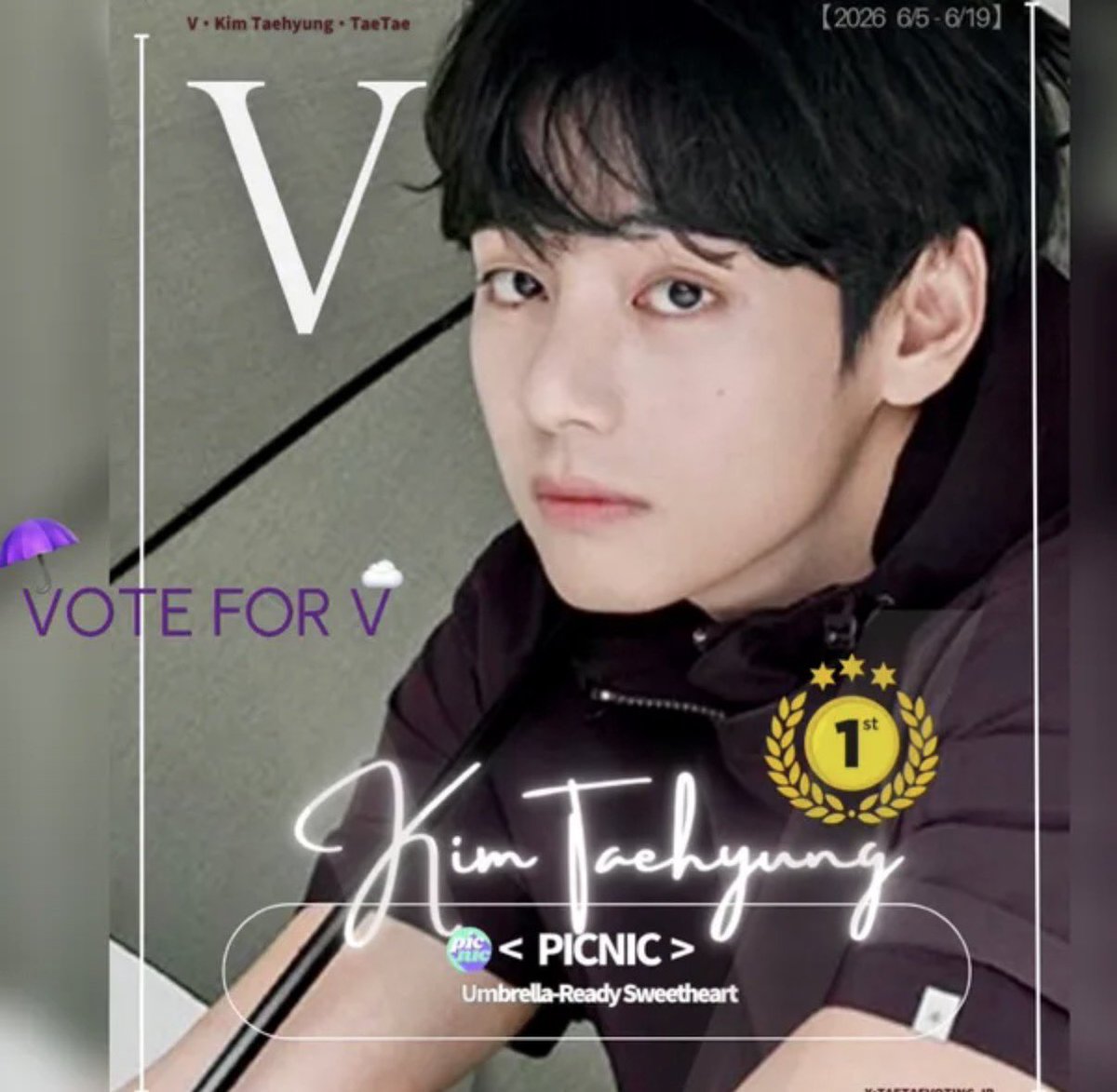 TAETAE VOTING JP tweet media